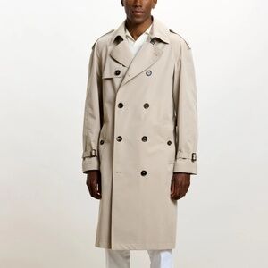 NWT Vintage Eaton Trenchcoat Dead stock Men/Unisex Cream Utility Military 44S